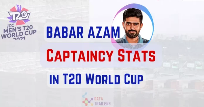 babar azam captaincy stats in t20 world cup