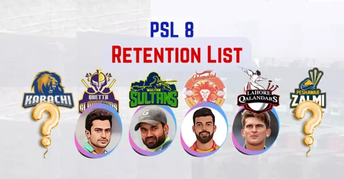 psl 8 retained players list