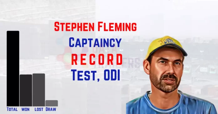 stephen fleming Captaincy Record