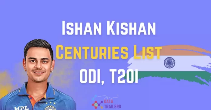 ishan kishan centuries in odi and t20