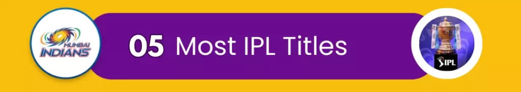mumbai indians is most dangerous team in ipl by titles