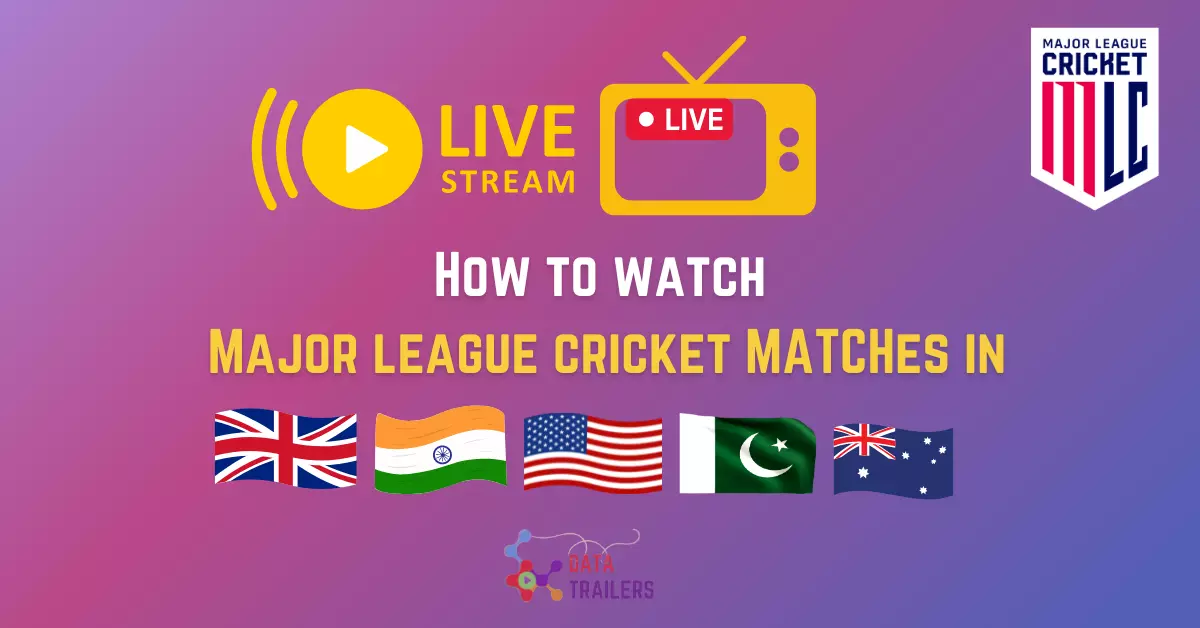 How To Watch Major League Cricket Matches Live In India And Usa Data Trailerss