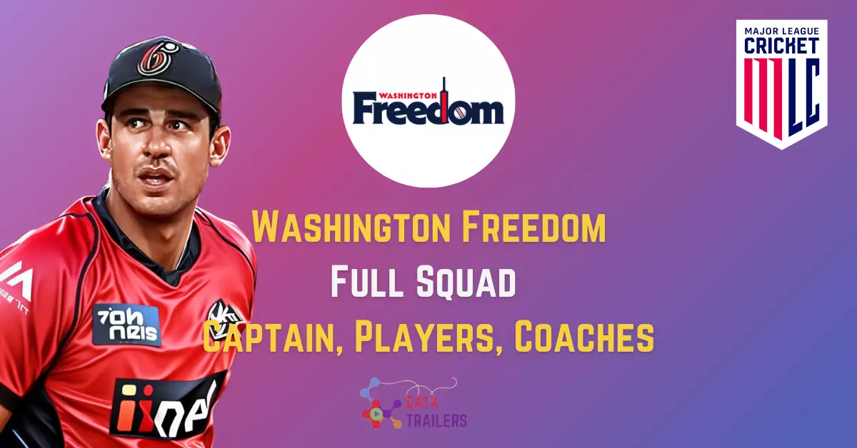 Washington Freedom Squad, Players List, Captain and Coaches in Major