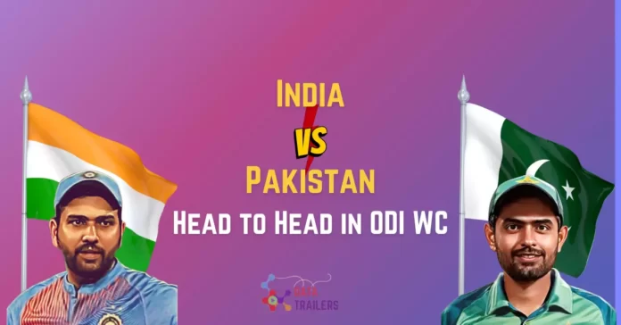 india vs pakistan odi world cup stats