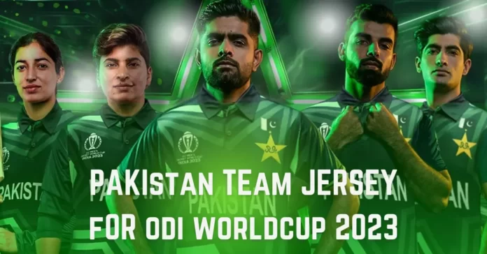Pakistani team kit for odi world cup