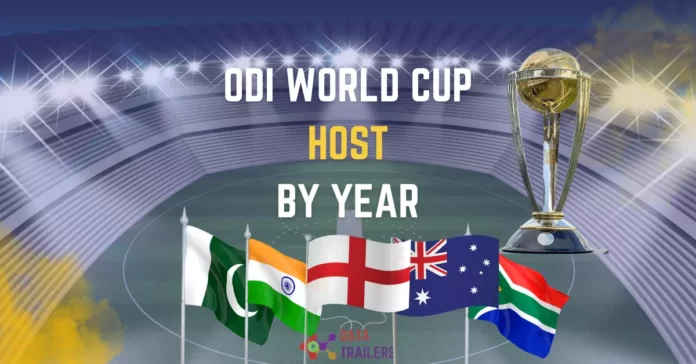 odi world cup hosts