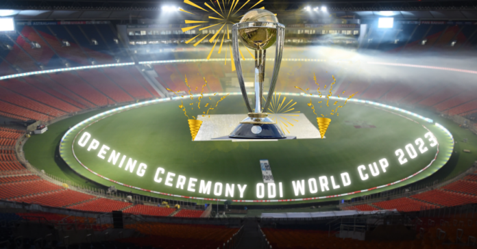 opening ceremoney odi world cup 2023